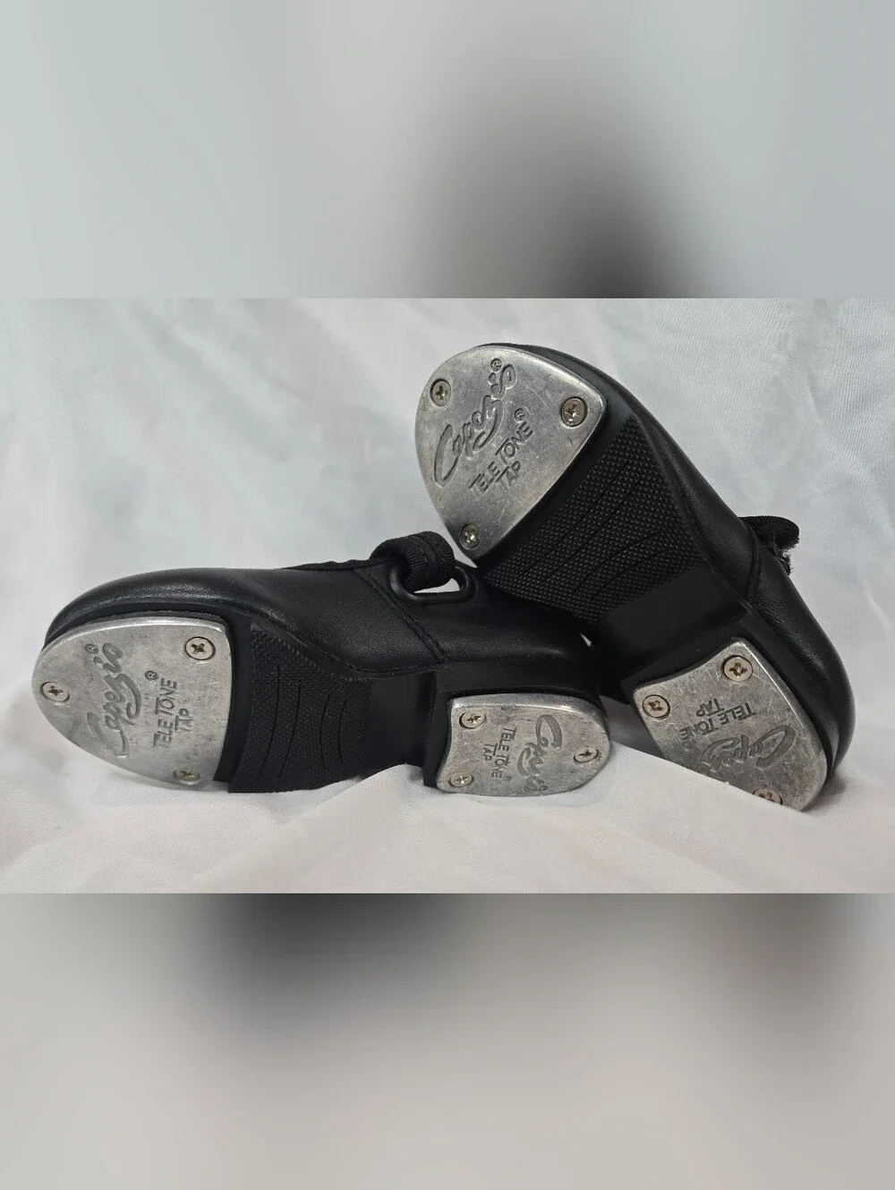 Capezio Black Mary Jane Tap Shoes for Kids - Strap Closure